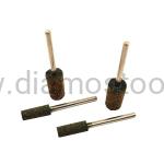 Polishing rubber mounted points Grit 120 with cork