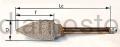 Cotton fiber mounted points