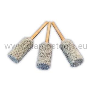 Non-woven aluminium oxide and silicon carbide mounted points - type A