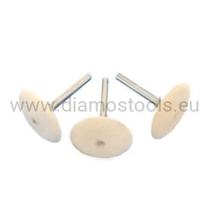 Polishing felt (Ø20 ÷ Ø50) type WKE  V-slot