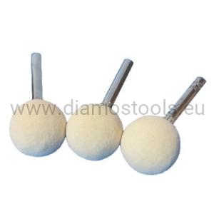 Polishing felt (Ø12 ÷ Ø25) type KUD