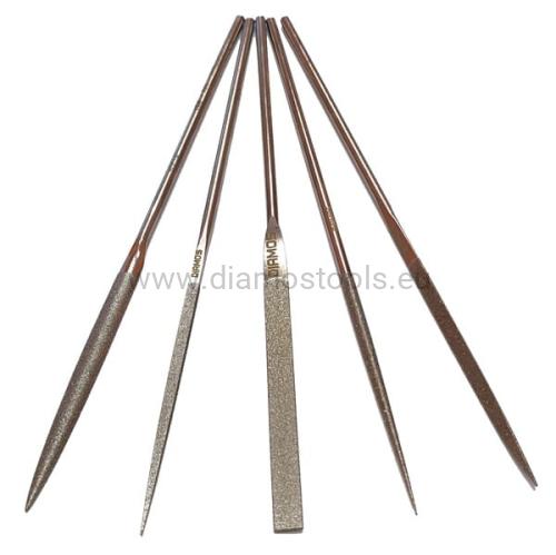 Professional diamond files 200S set of 5 pcs. Diamos Grinding Tools