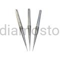 Diamond plated tapered pins