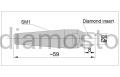 M2410 diamond dresser multi grains